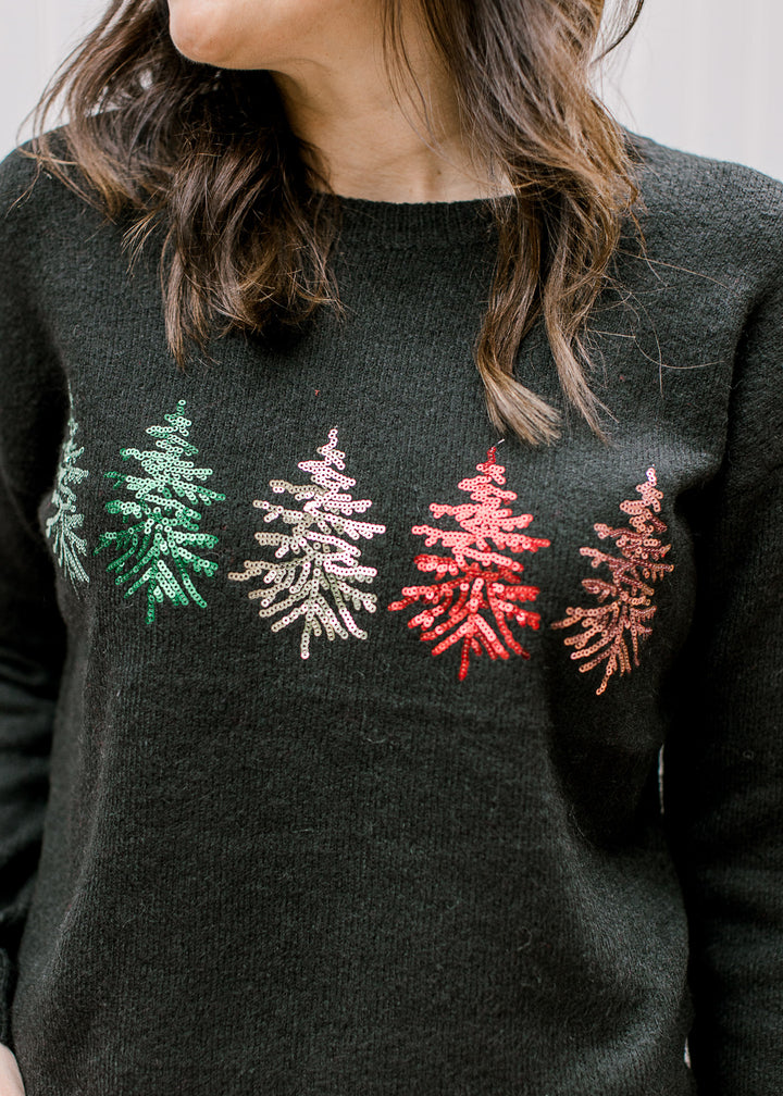 Sparkle Christmas Tree Sweater
