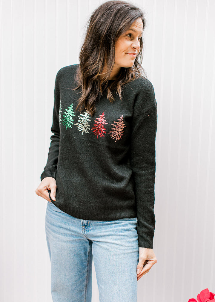 Sparkle Christmas Tree Sweater