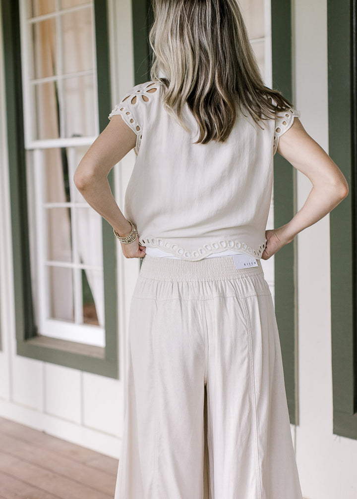 Taupe Linen Pants