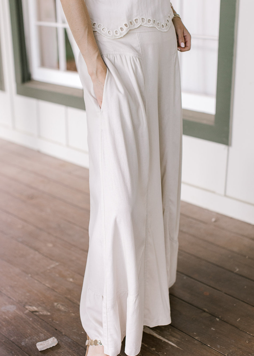 Taupe Linen Pants