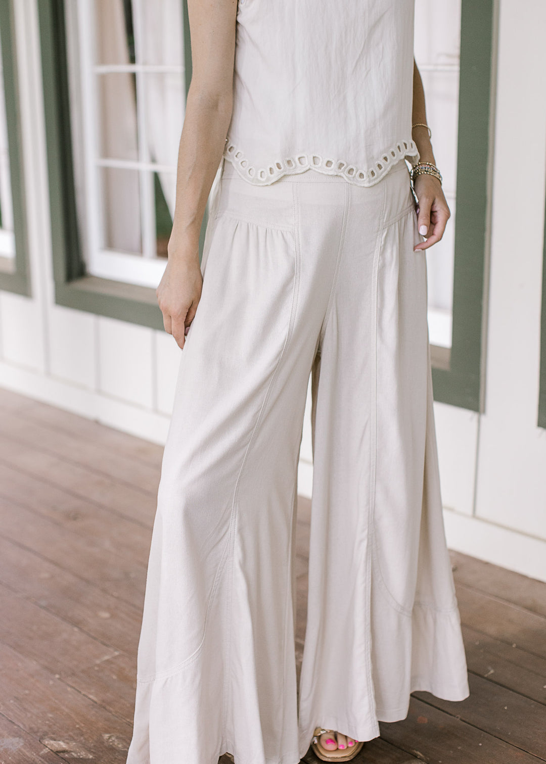 Taupe Linen Pants
