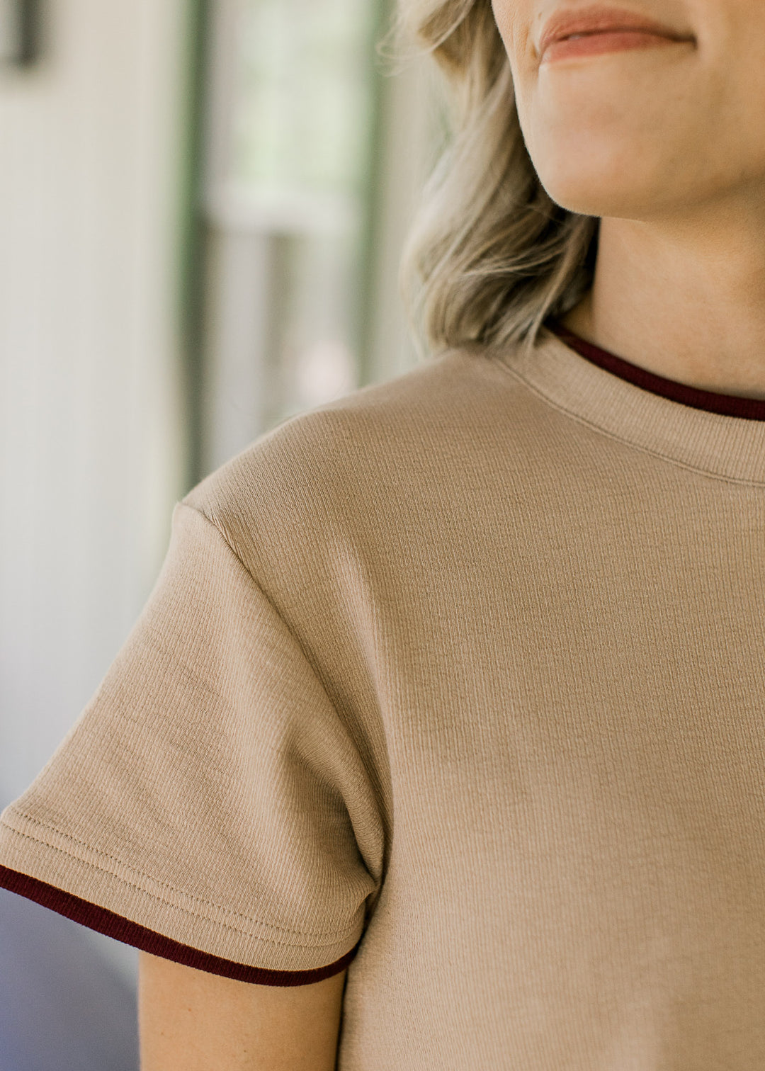 The Everyday Tee in Camel