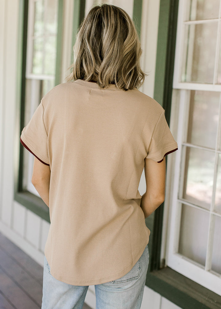 The Everyday Tee in Camel