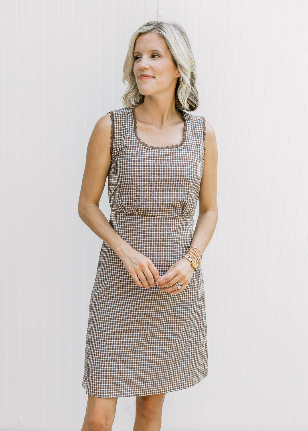 The Posey in Toffee Dress