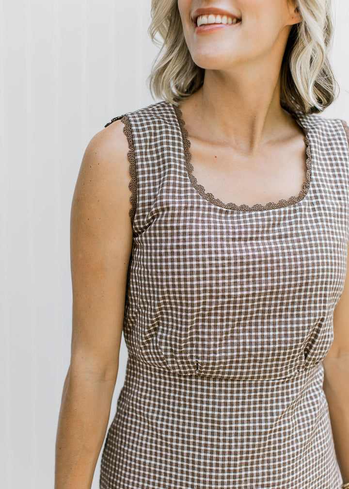 The Posey in Toffee Dress