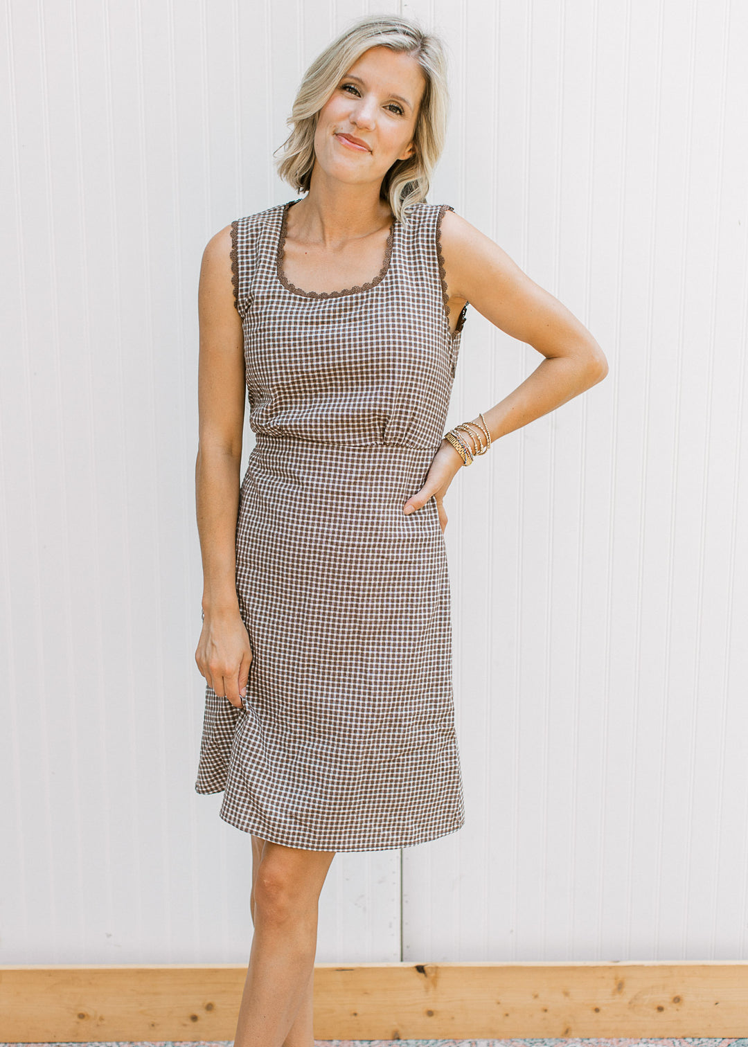 The Posey in Toffee Dress