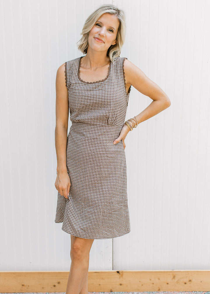 The Posey in Toffee Dress