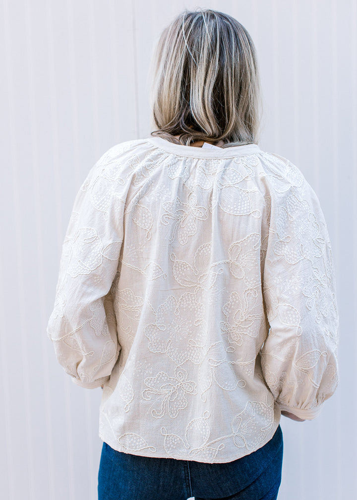 Tone in Tone Ivory Top