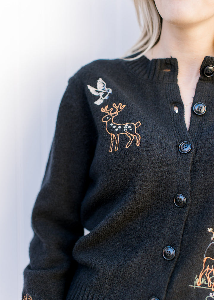 Vintage Embroidered Cardigan