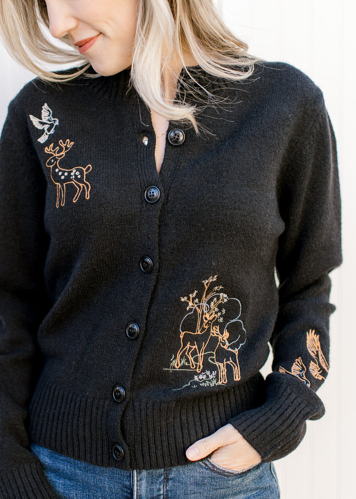 Vintage Embroidered Cardigan