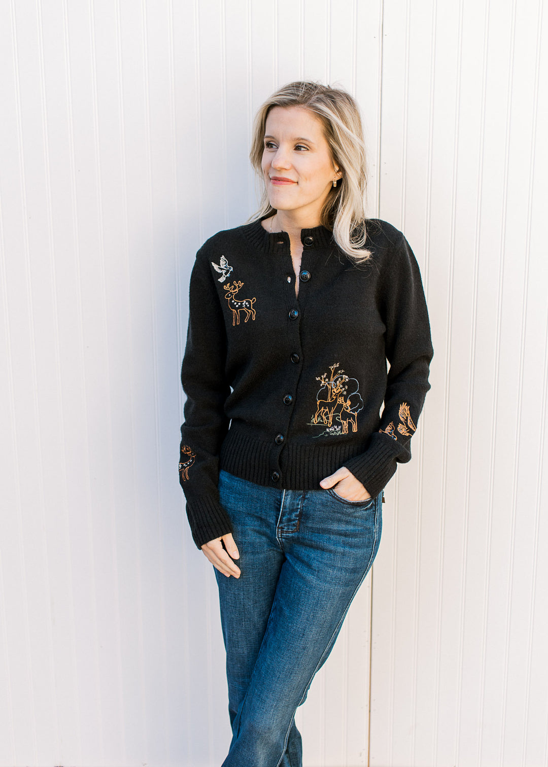 Vintage Embroidered Cardigan