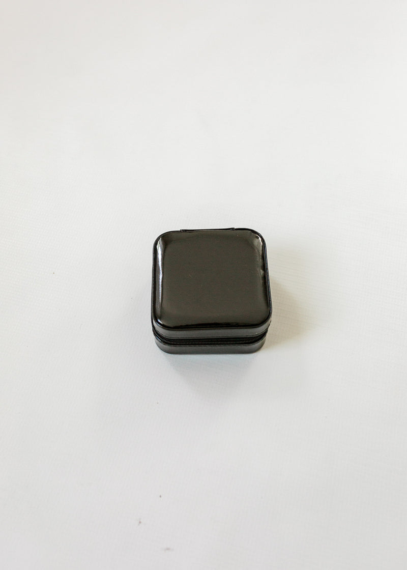 X Square Travel Jewelry Case - Black