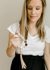 X Mama Bead Key Ring