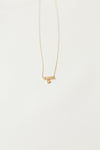 X Mom Heart Charm Necklace