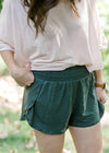 X Smoked Spruce Elastic Work Out Short