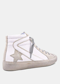 X SHU SHOP Roxanne High Top In Off White