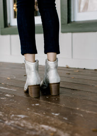 Back view of bootie.